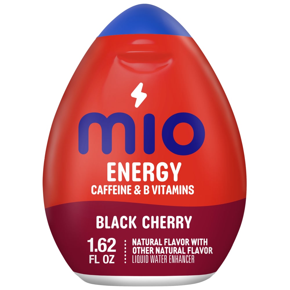 mio Energy Caffeinated & B Vitamins Black Cherry Water Enhancer Bottle