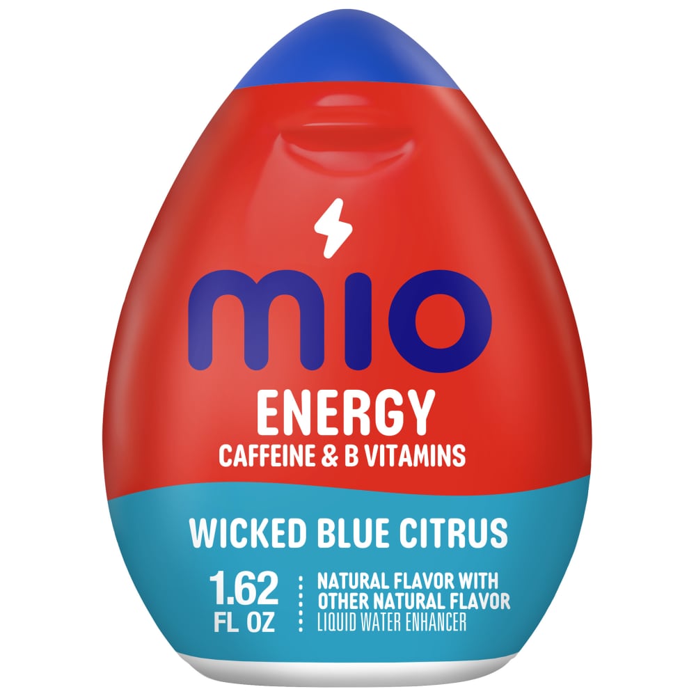 mio Energy Caffeinated & B Vitamins Wicked Blue Citrus Water Enhancer Bottle
