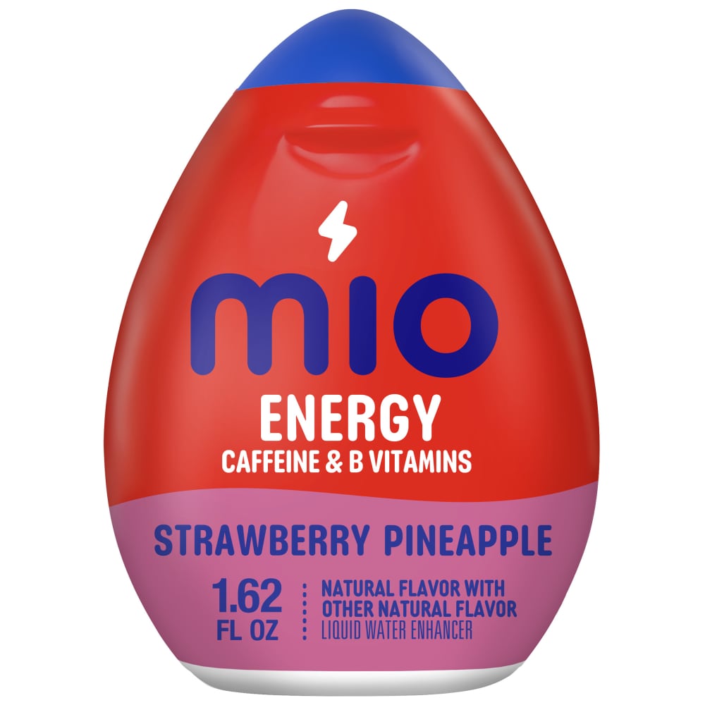 mio Energy Caffeinated & B Vitamins Strawberry Pineapple Water Enhancer Bottle