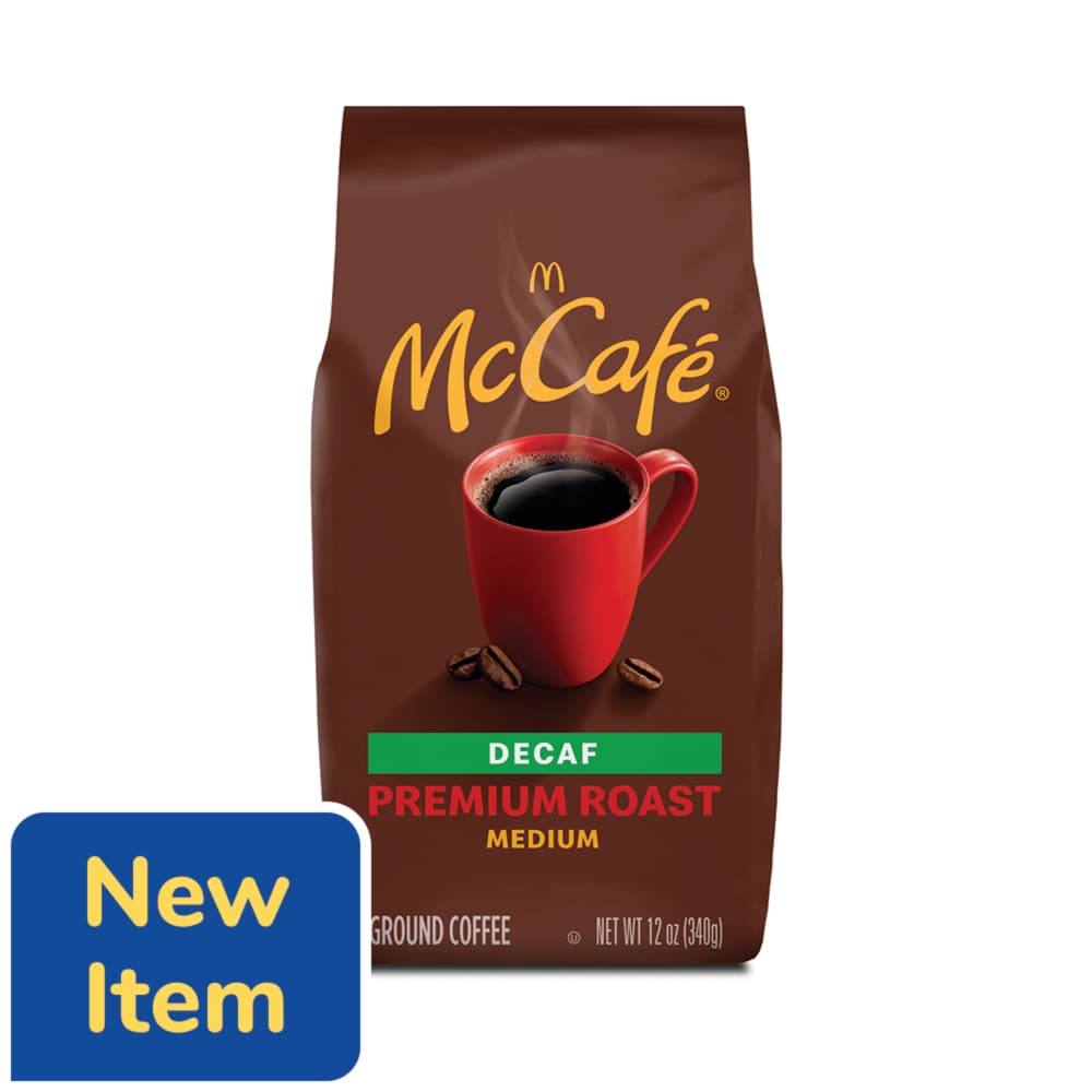 McCafé Premium Roast Decaf, Medium Roast Ground Coffee Bagged