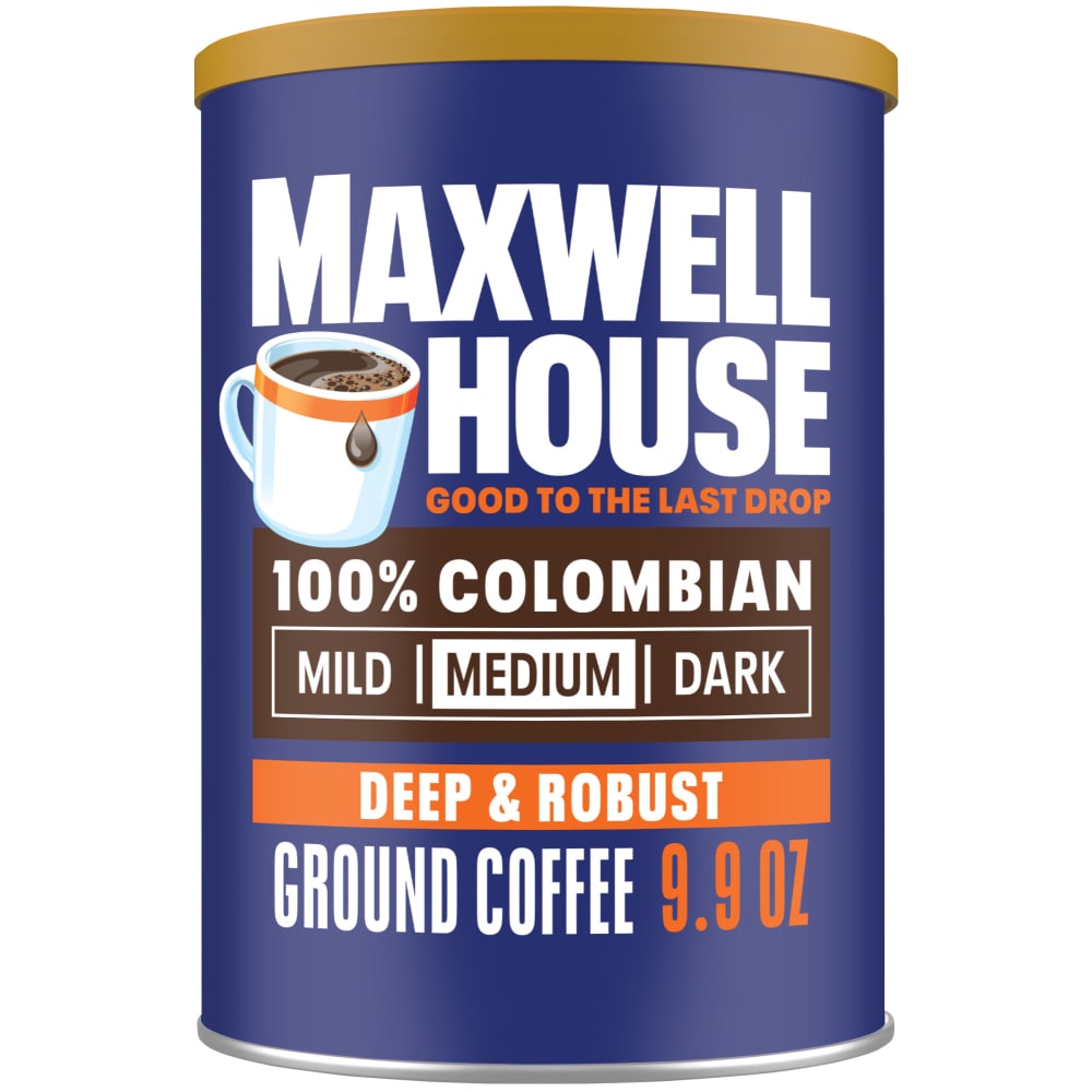Maxwell House 100% Colombian Ground Coffee, Canister
