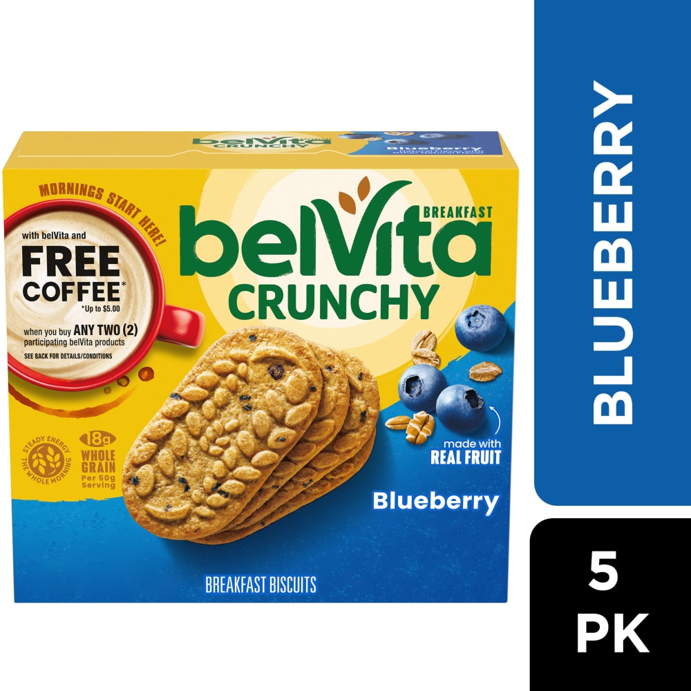 belVita Blueberry Breakfast Bars Biscuits