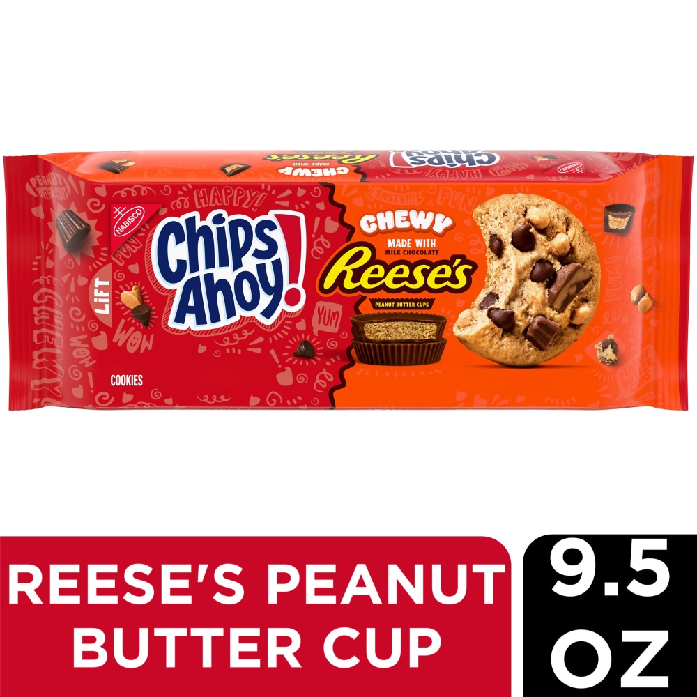 CHIPS AHOY! Chewy Chocolate Chip Cookies with Reese’s Peanut Butter Cups