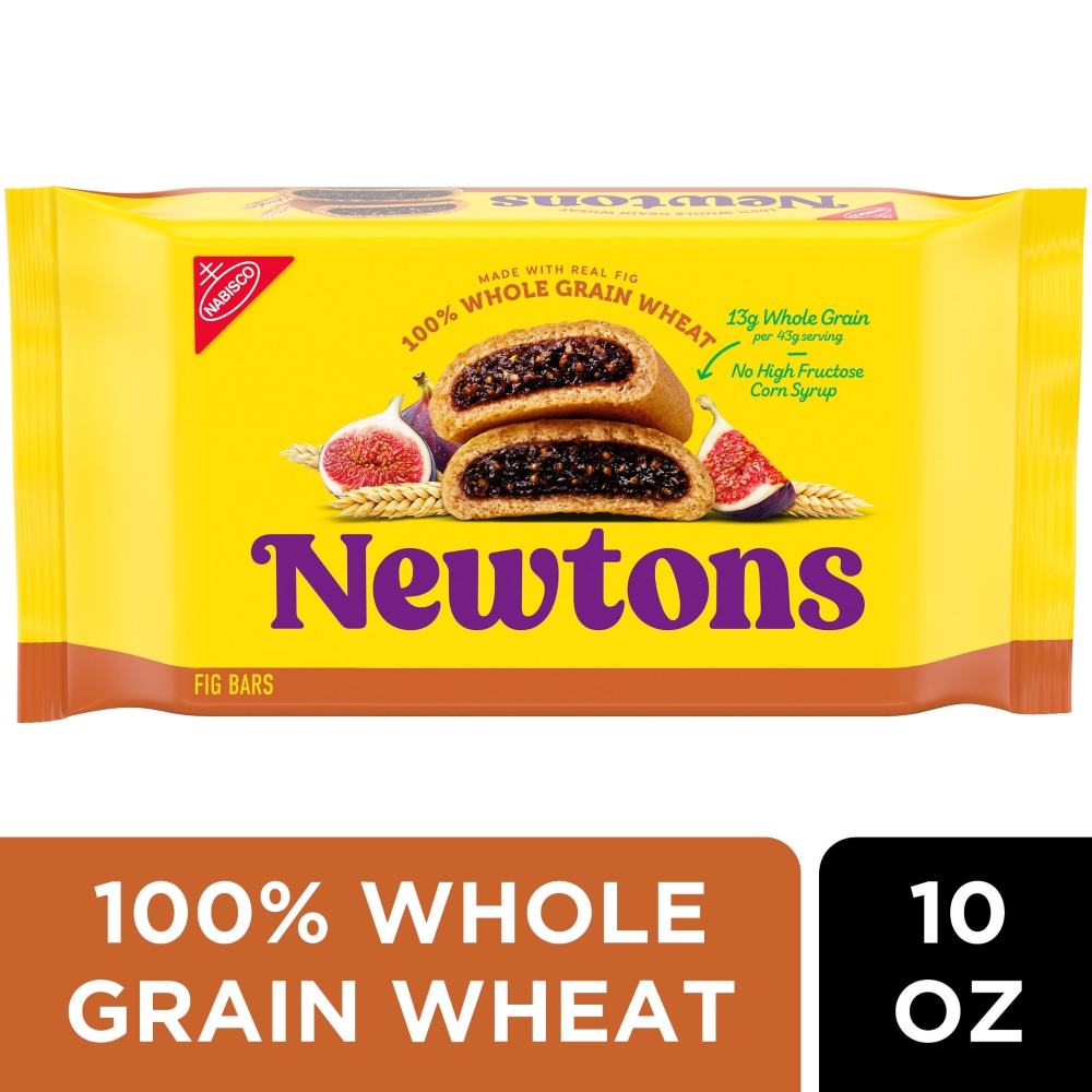 NEWTONS 100% Whole Grain Wheat Soft Baked Real Fruit Fig Bars Fig Cookies