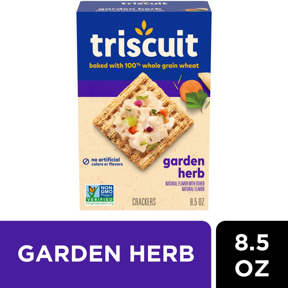 Triscuit Garden Herb Whole Grain Wheat Crackers