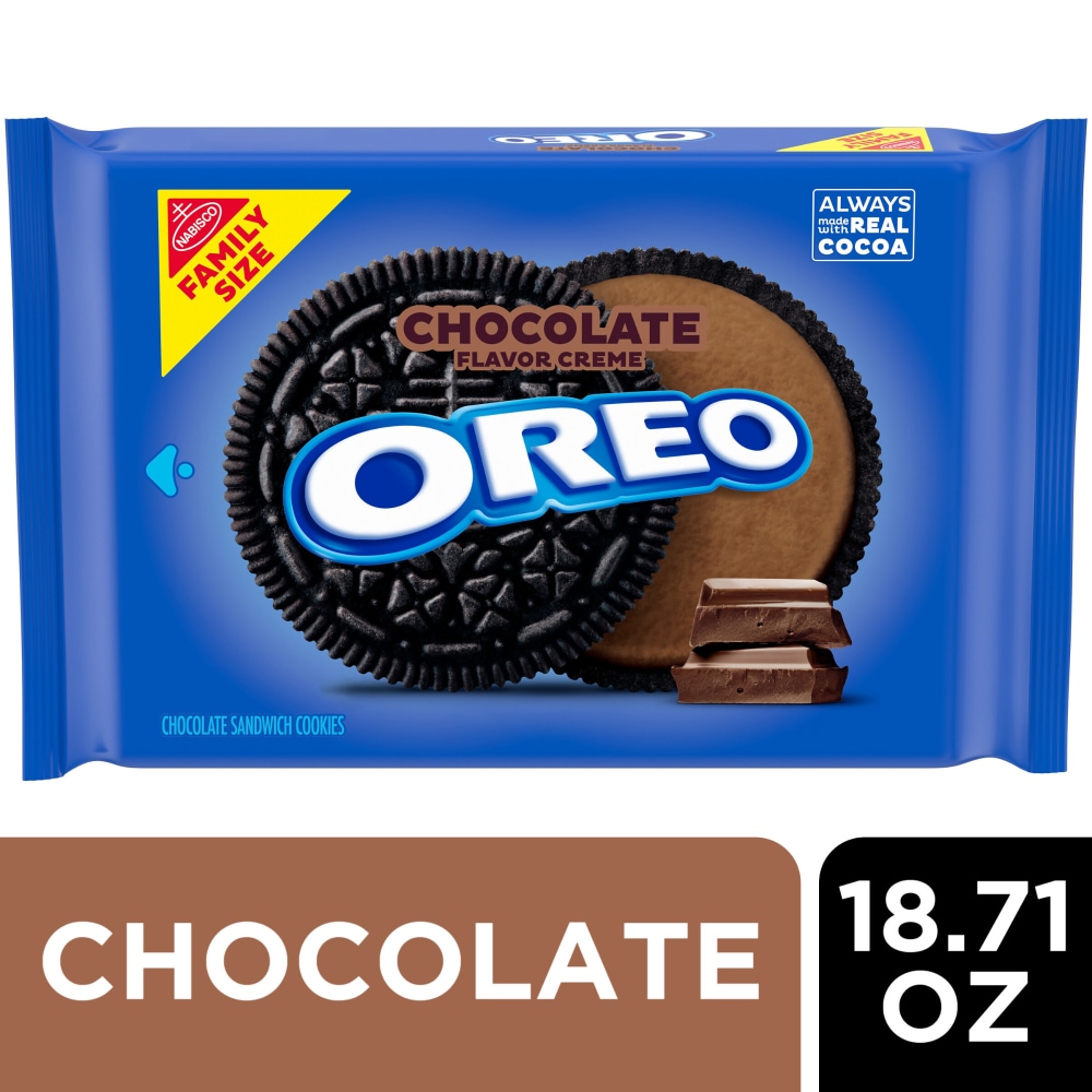 OREO Chocolate Creme Chocolate Sandwich Cookies Family Size