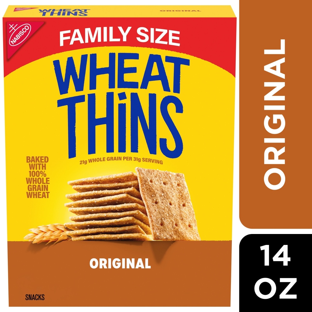 WHEAT THINS Original Whole Grain Wheat Crackers