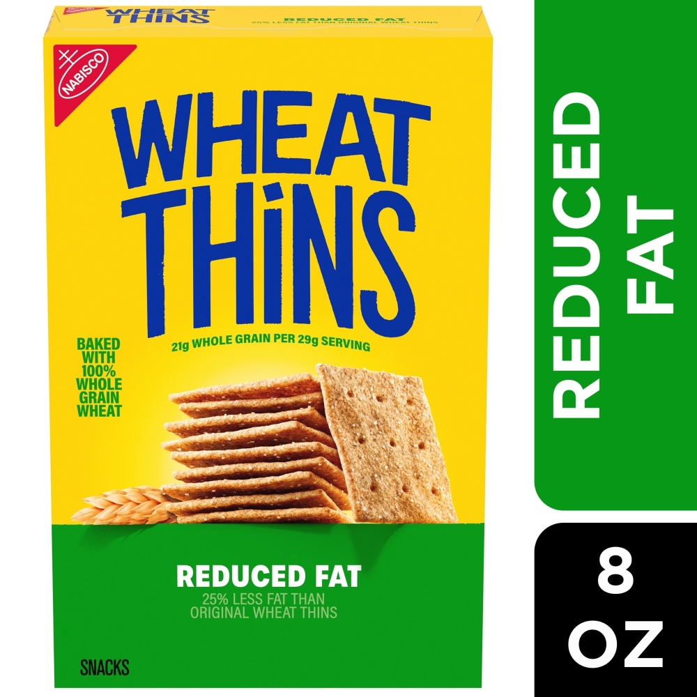 WHEAT THINS Reduced Fat Whole Grain Wheat Crackers