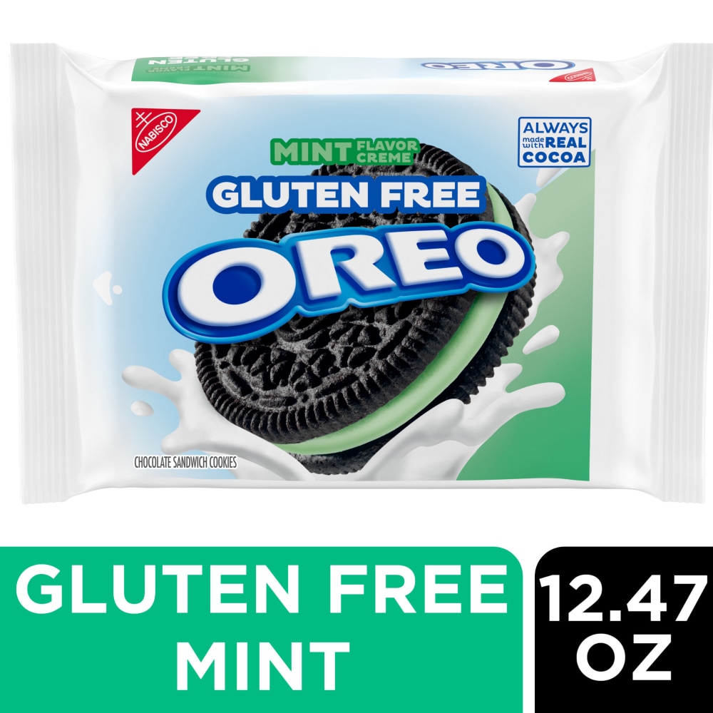 OREO Gluten Free Mint Creme Chocolate Sandwich Cookies