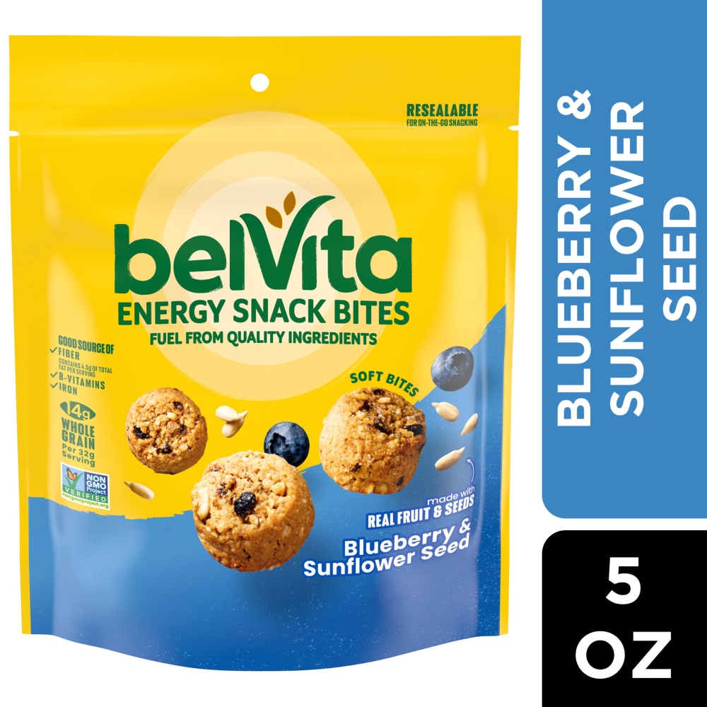 belVita Energy Bites Blueberry and Sunflower Seed