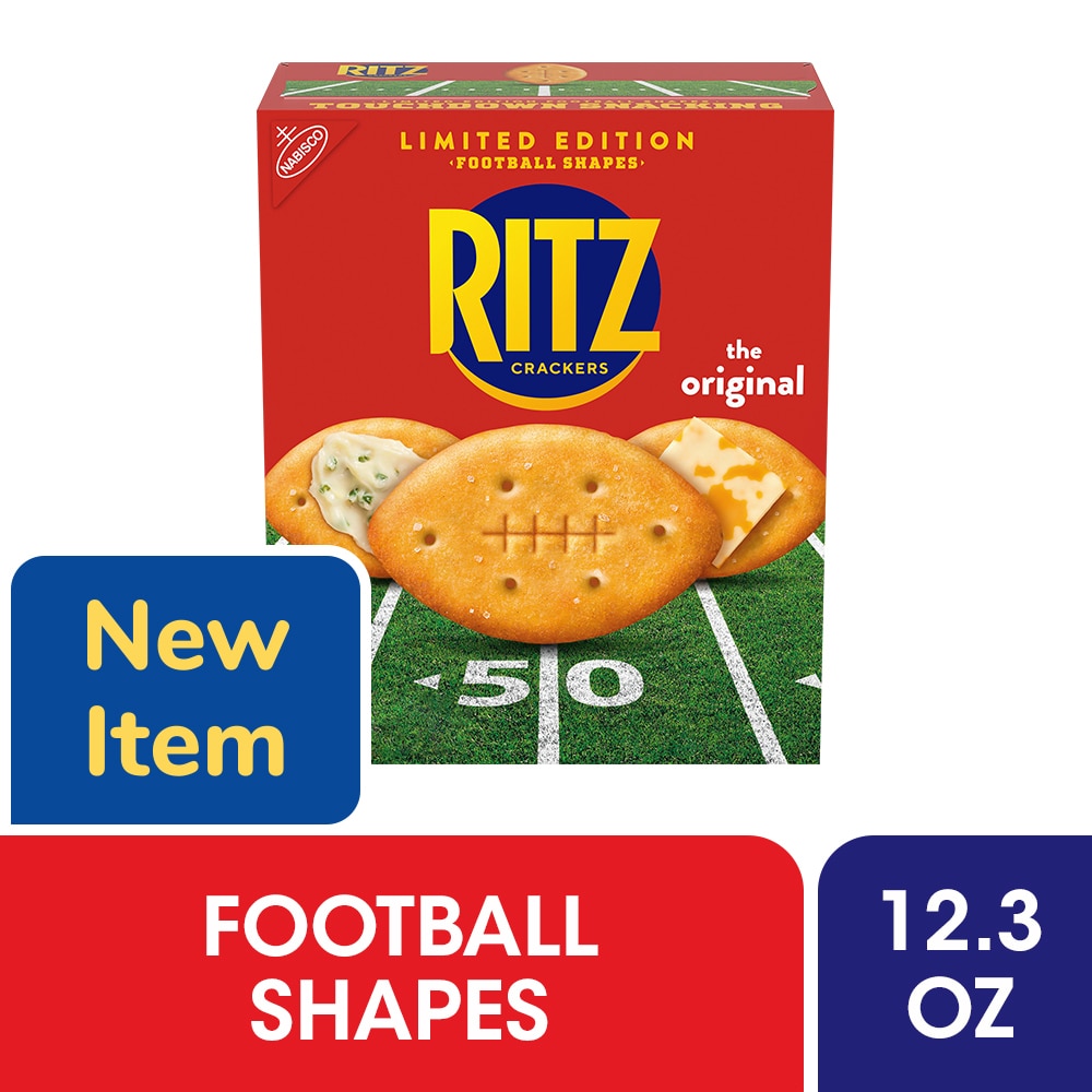 RITZ Football Shapes Original Crackers