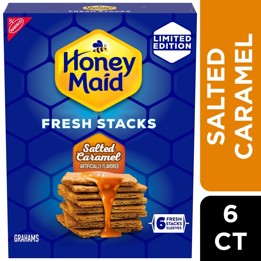 HONEY MAID Fresh Stacks Salted Caramel Graham Crackers