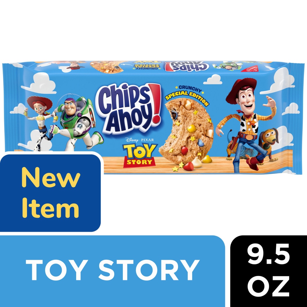 CHIPS AHOY! with Disney and Pixar’s Toy Story Crunchy Candy Blasts Fudgy Chocolate Chip Cookies