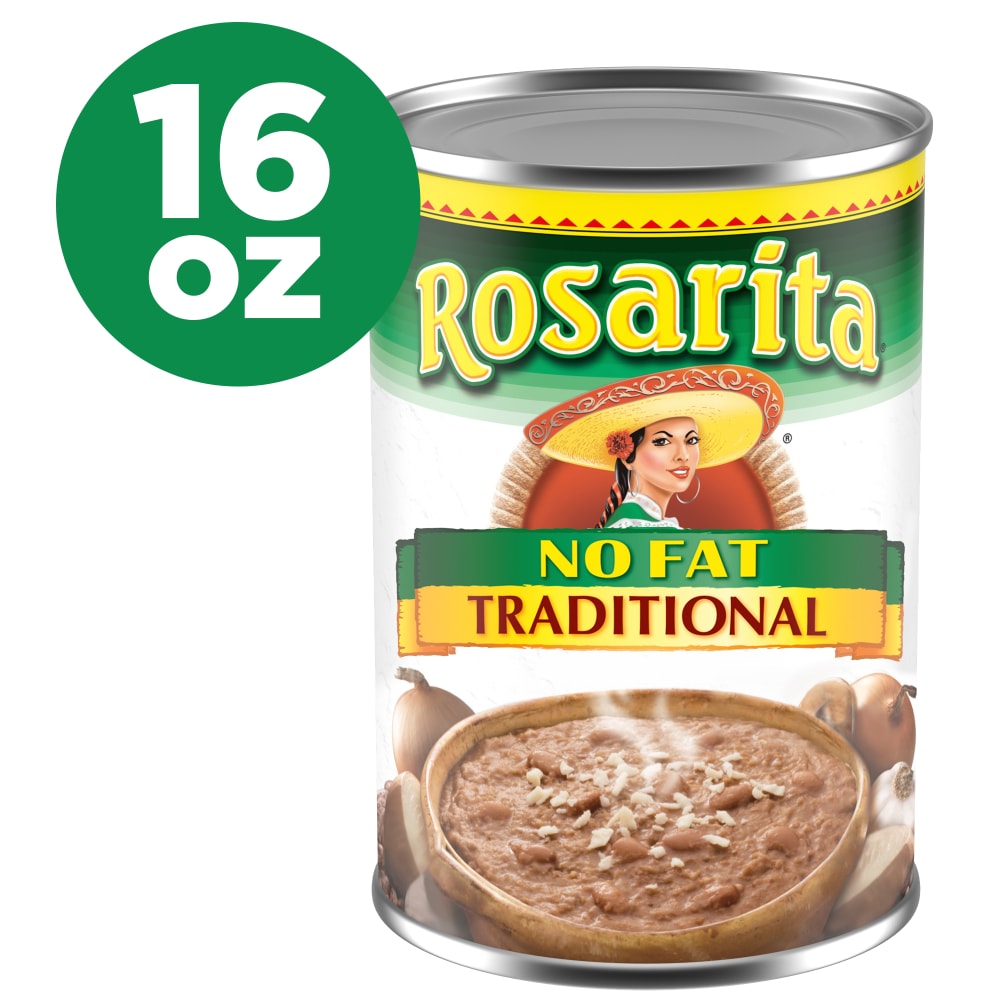 Rosarita No Fat Traditional Refried Beans, Canned Beans