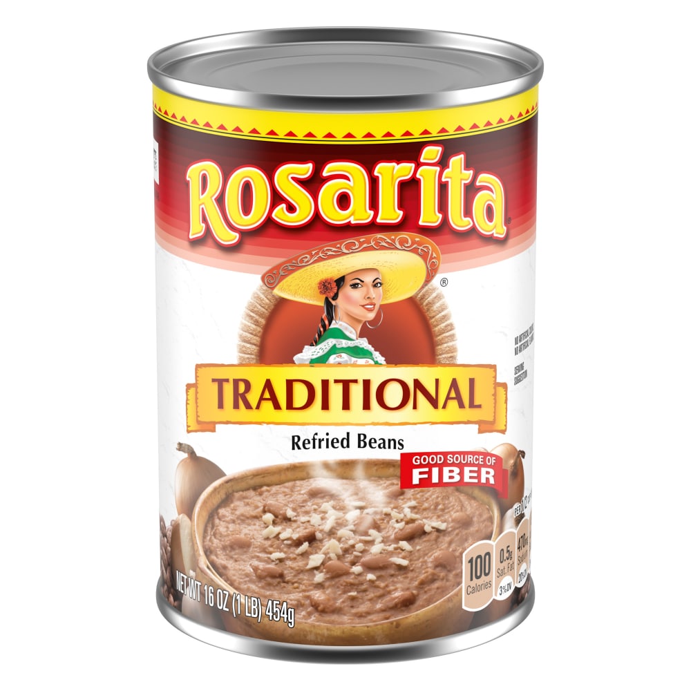 Rosarita Traditional Refried Beans, Canned Beans