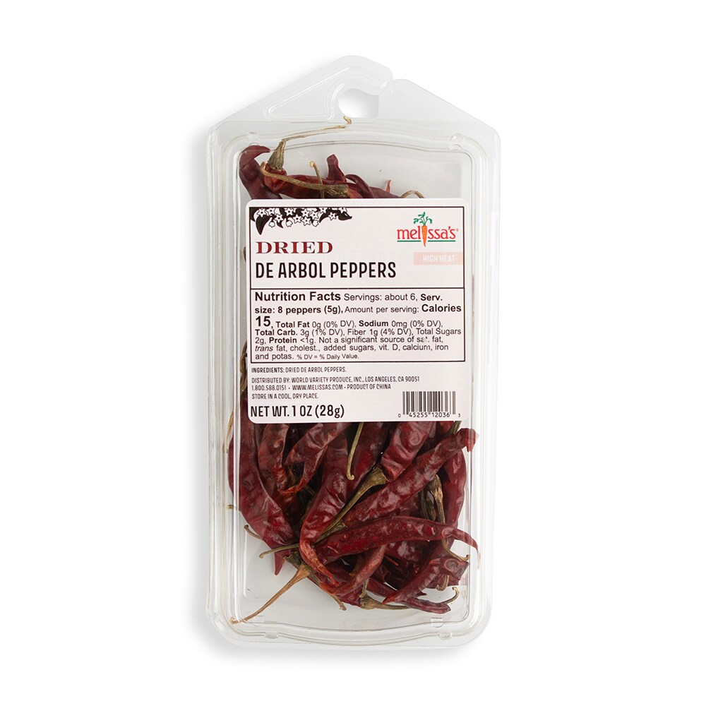 Melissa’s® Dried De Arbol Peppers