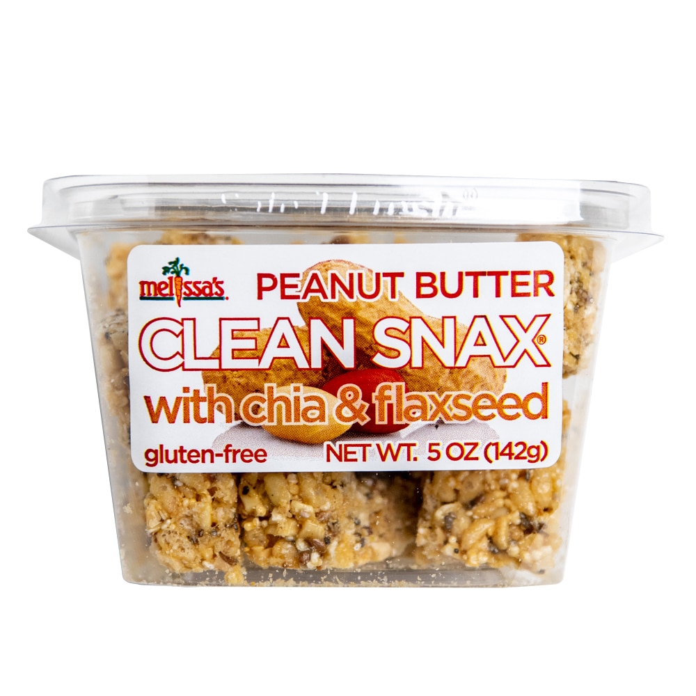 Melissa’s Clean Snax® with Chia and Flaxseed Peanut Butter Bites