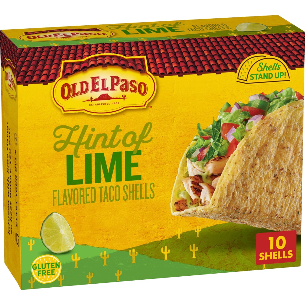 Old El Paso™ Hint of Lime Stand ‘N Stuff Taco Shells
