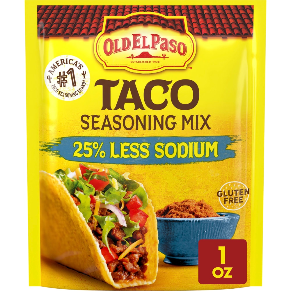 Old El Paso™ 25% Less Sodium Taco Seasoning Mix