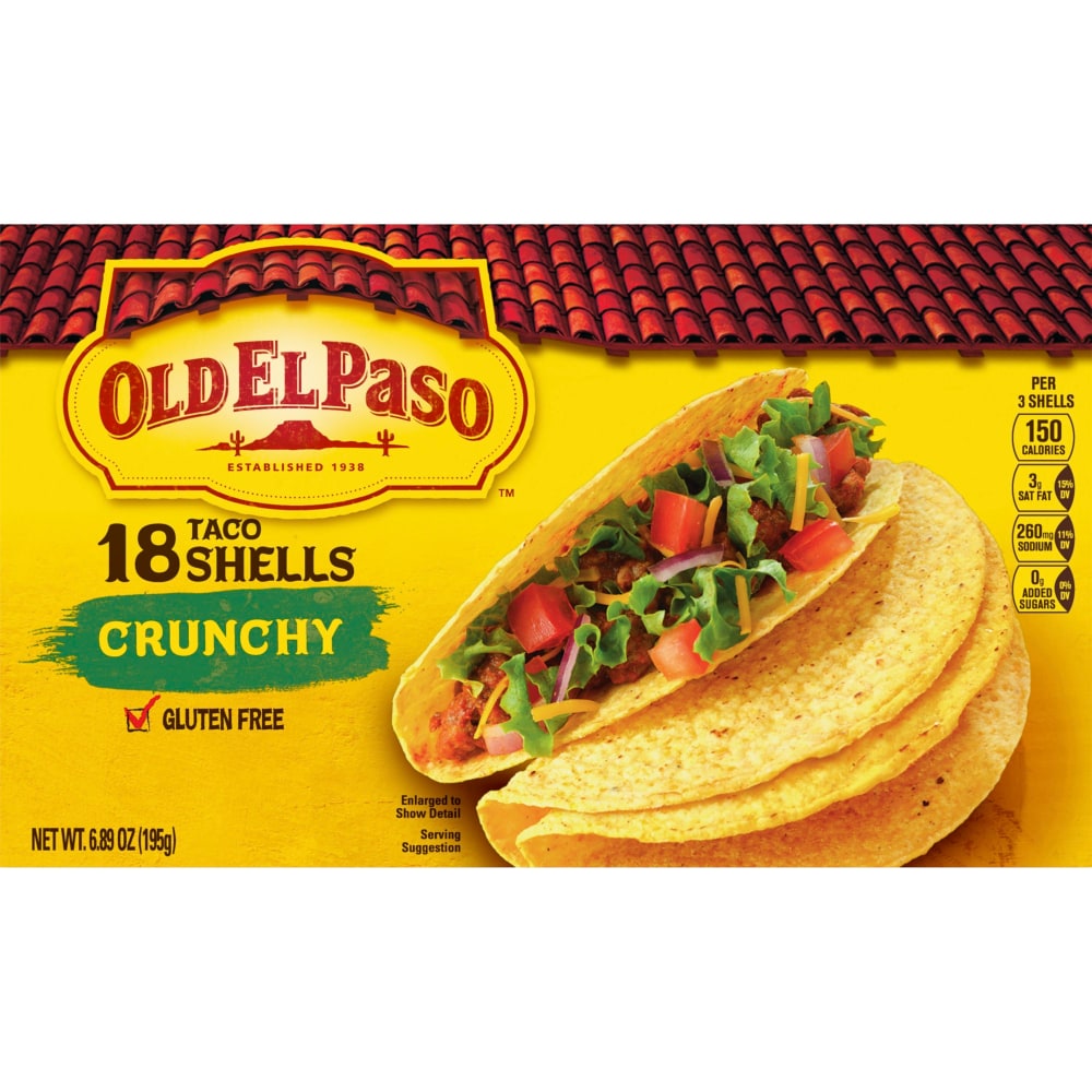 Old El Paso™ Gluten Free Crunchy Taco Shells
