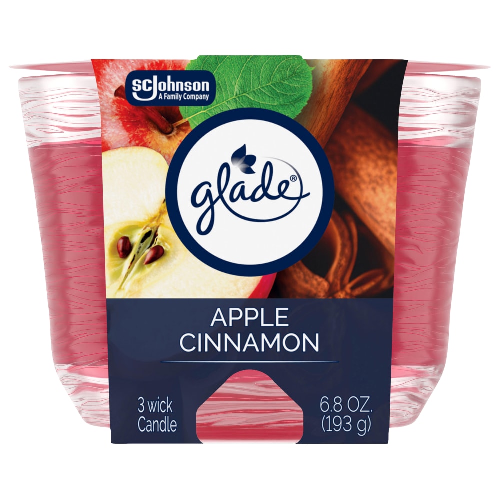 Glade® Welcoming Apple Cinnamon 3 Wick Candle