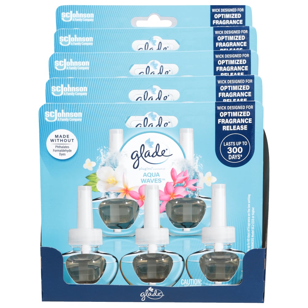 Glade® PlugIns® Aqua Waves™ Scented Oil Refills
