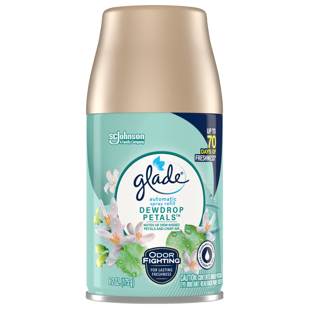 Glade Automatic Spray Air Freshener Refill, Dewdrop Petals