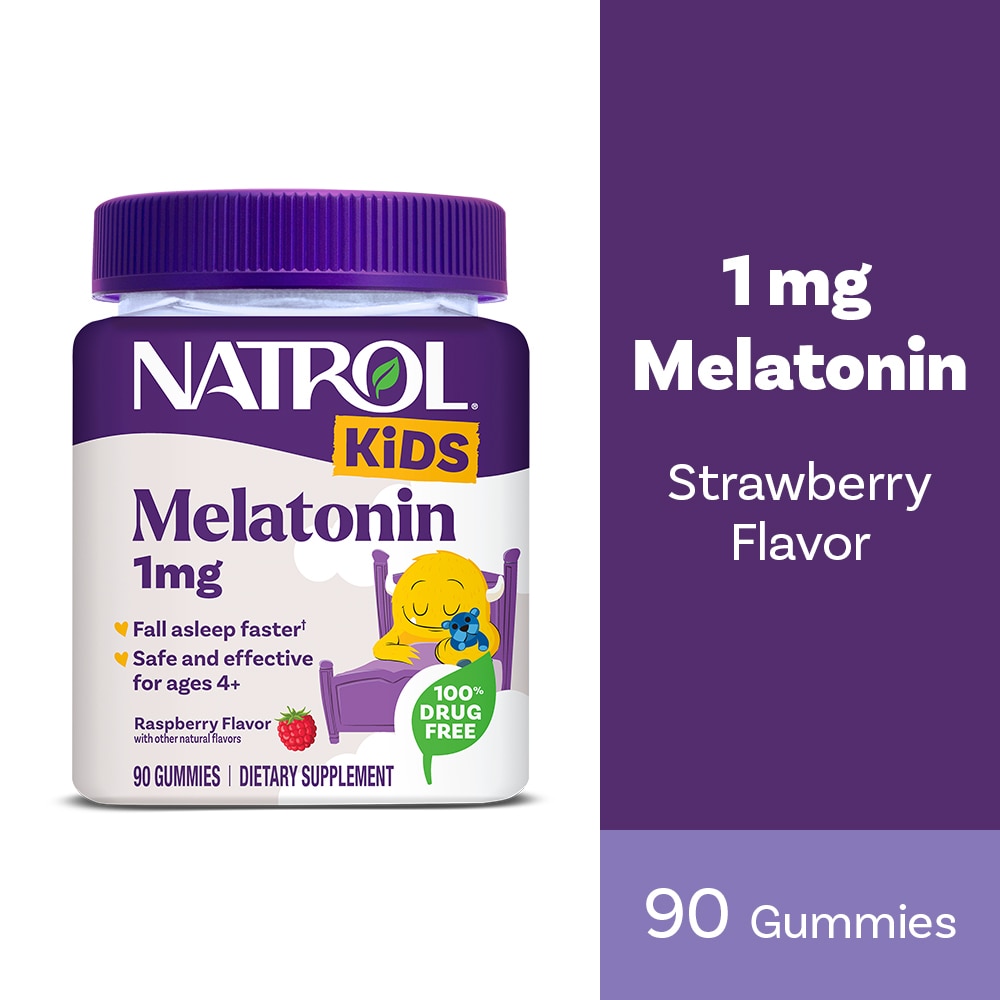 Natrol® Kids Sleep Melatonin Raspberry Gummies 1 mg