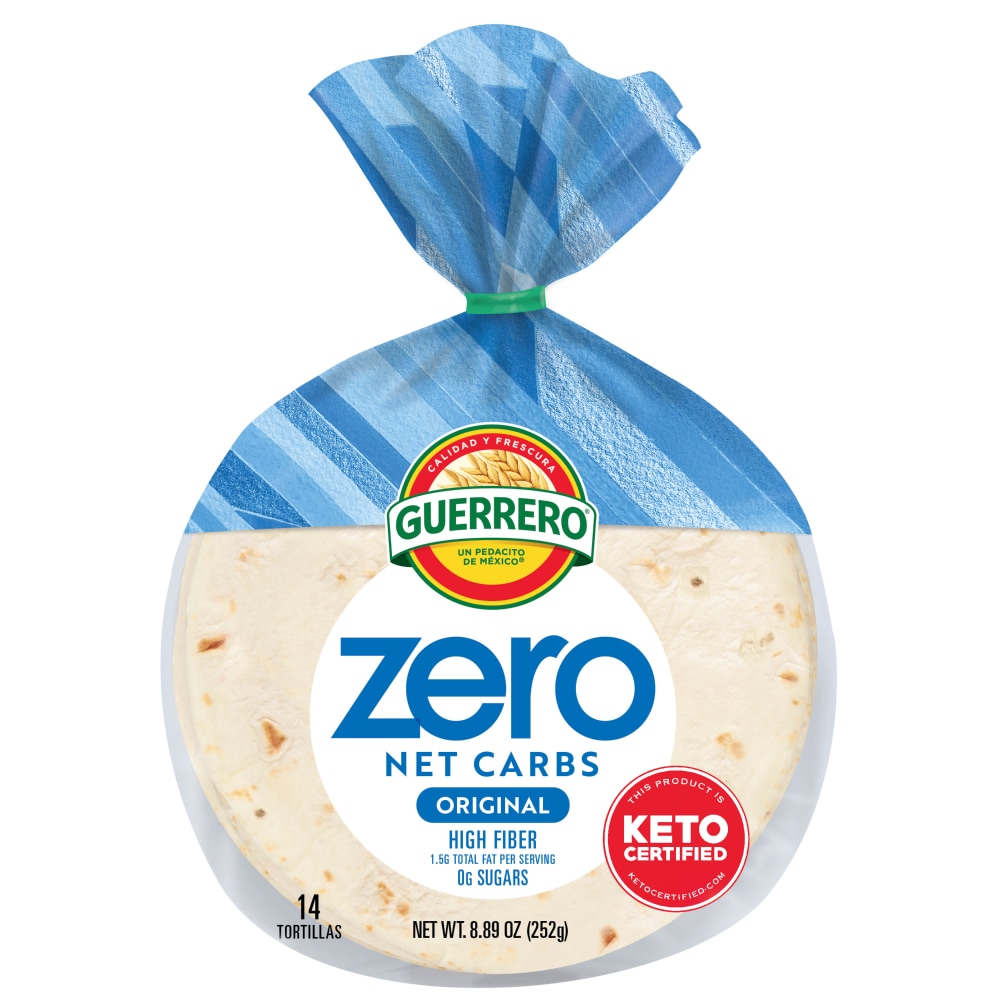 Guerrero Zero Net Carbs Original Street Taco Size Tortillas