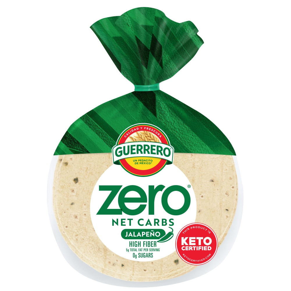 Guerrero Zero Net Carbs Jalapeno Street Taco Size Tortillas