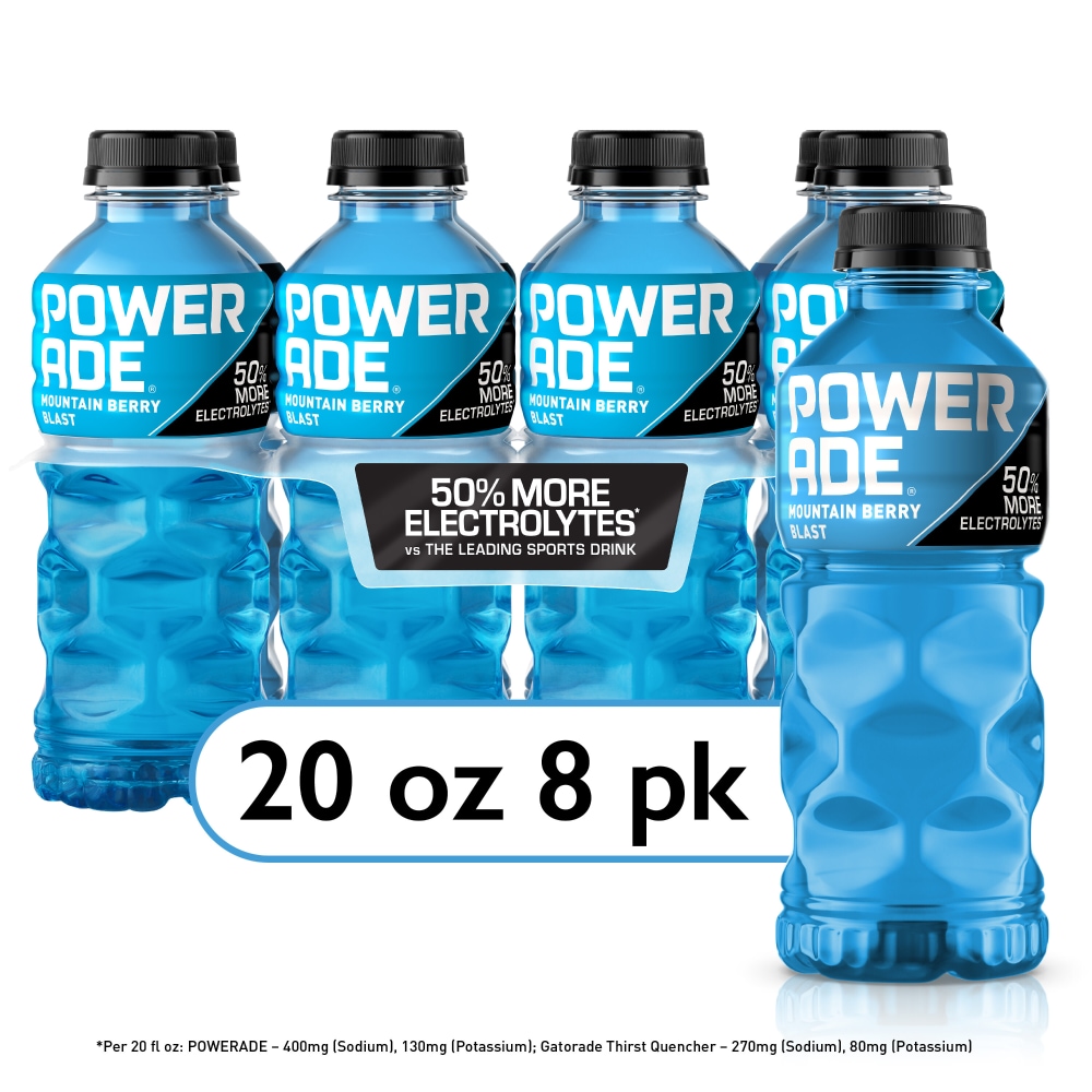 POWERADE® Mountain Berry Blast Sports Drink Bottles