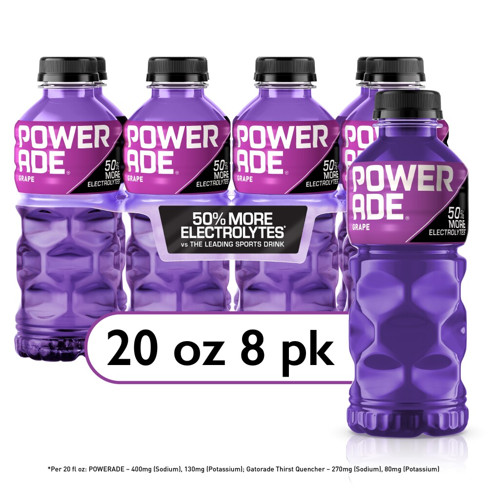 POWERADE® Grape Sports Drink Bottles