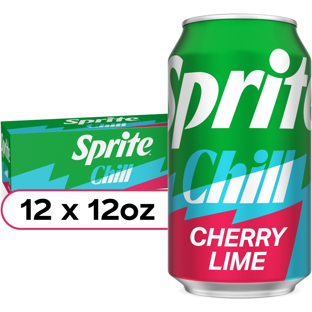 Sprite® Chill Cherry-Lime Caffeine Free Soda Fridge Pack Cans