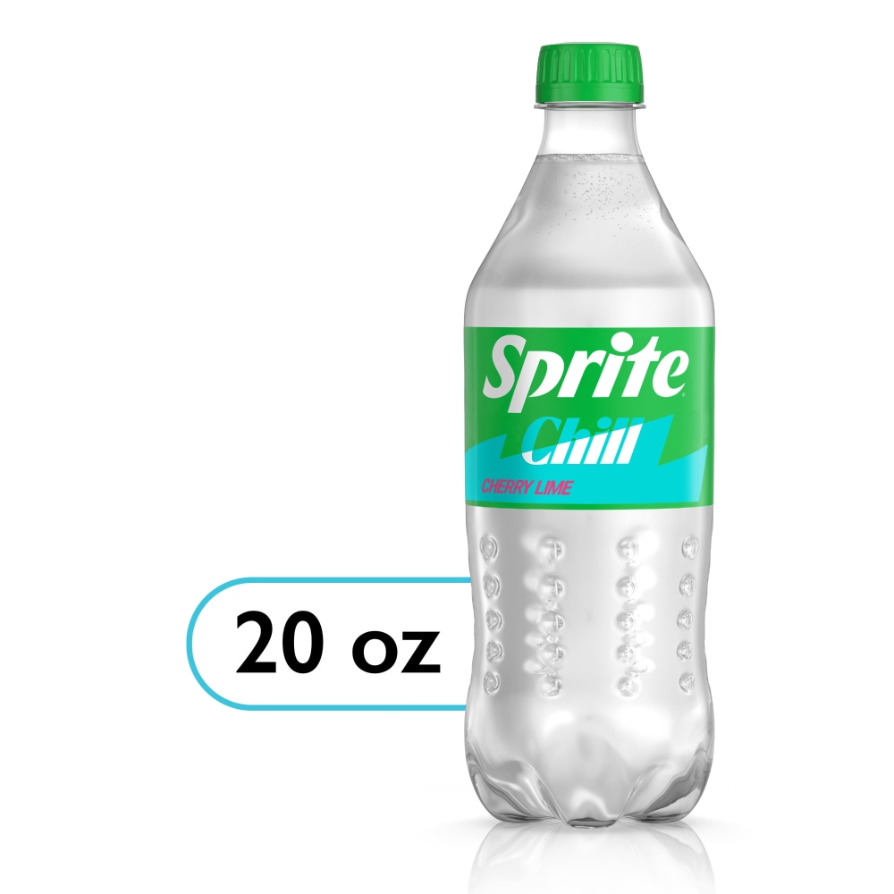 Sprite Chill Cherry Lime Soda Bottle