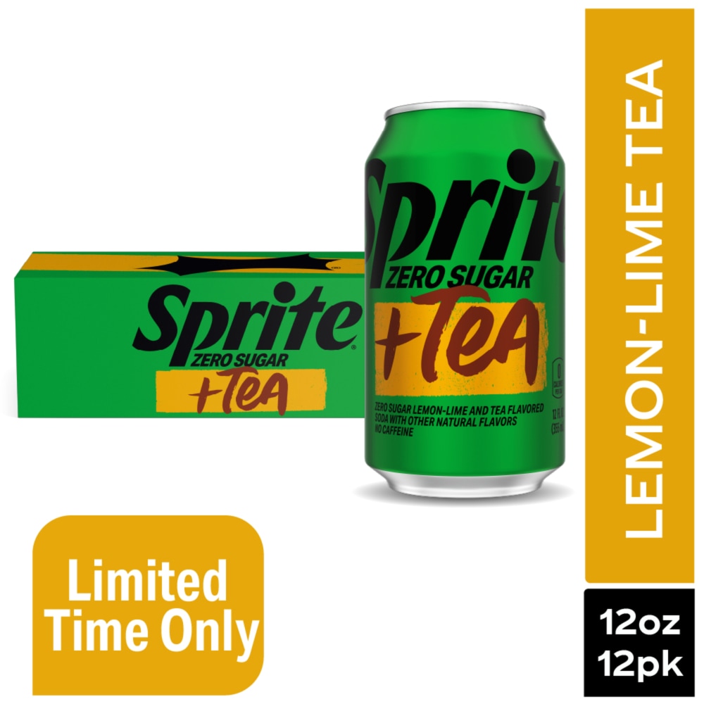 Sprite® Zero Sugar + Tea Soda Fridge Pack Cans