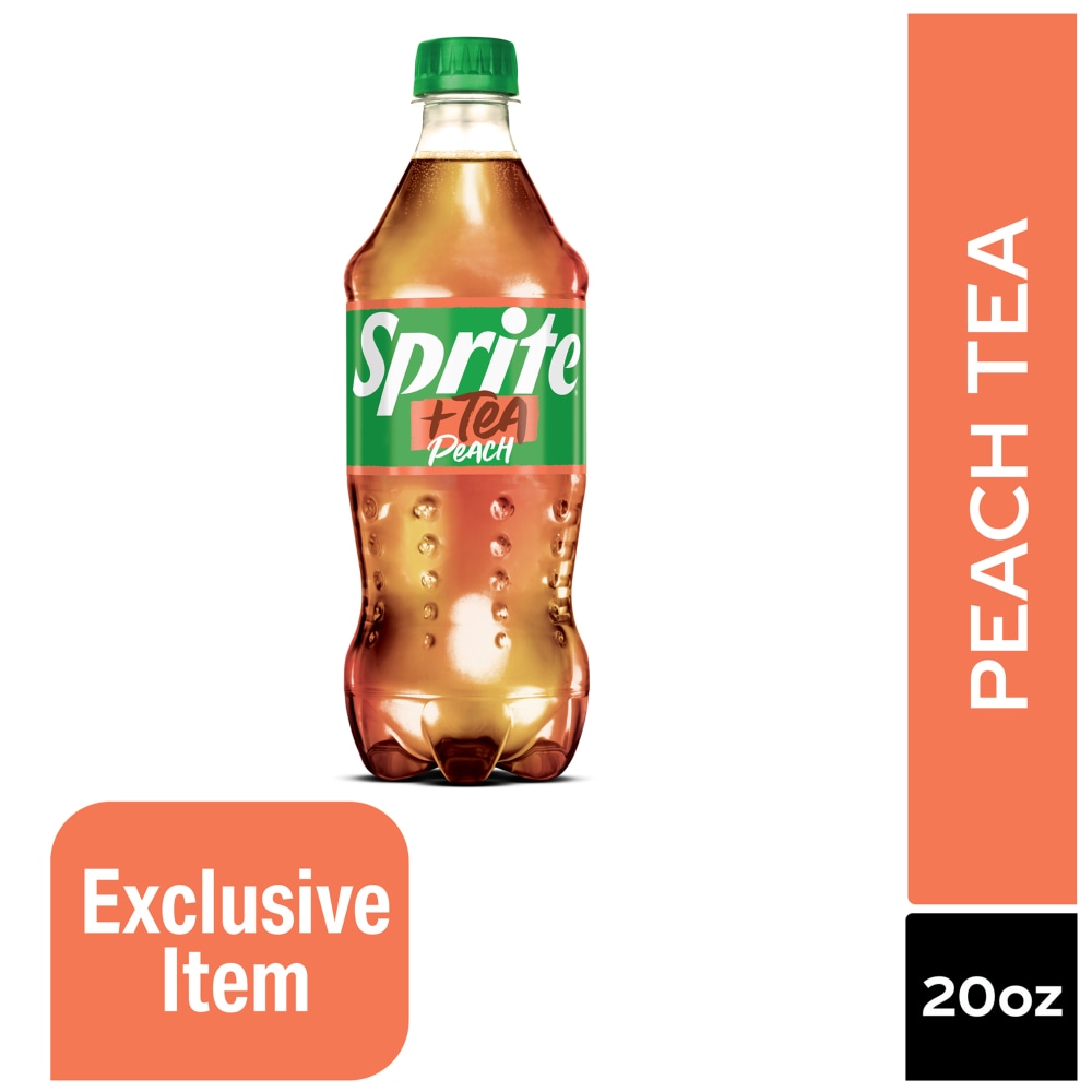 Sprite® + Tea Peach Caffeine Free Soda Bottle