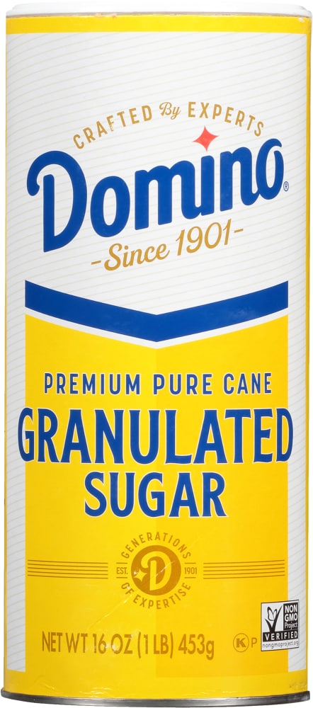 Domino Premium Pure Cane Granulated Sugar Canister