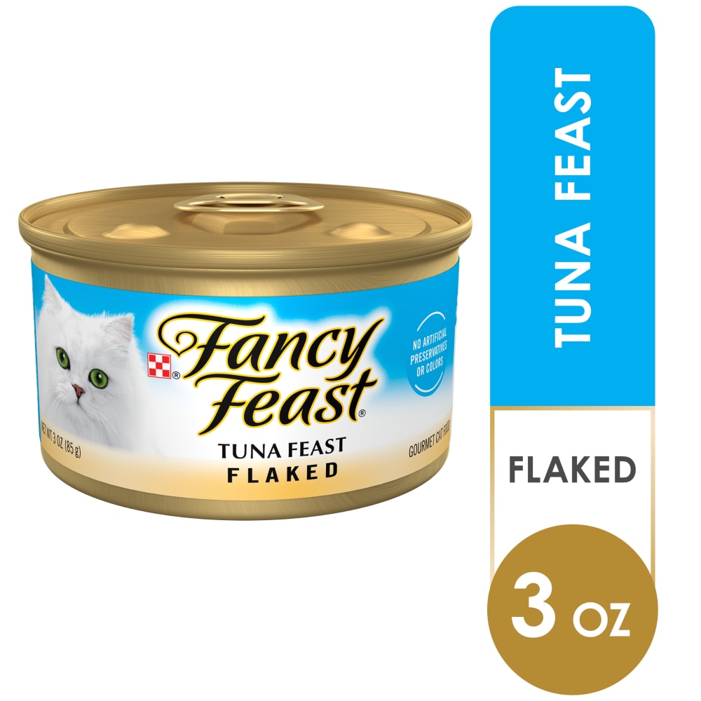 Purina Fancy Feast Flaked Wet Cat Food Tuna Feast