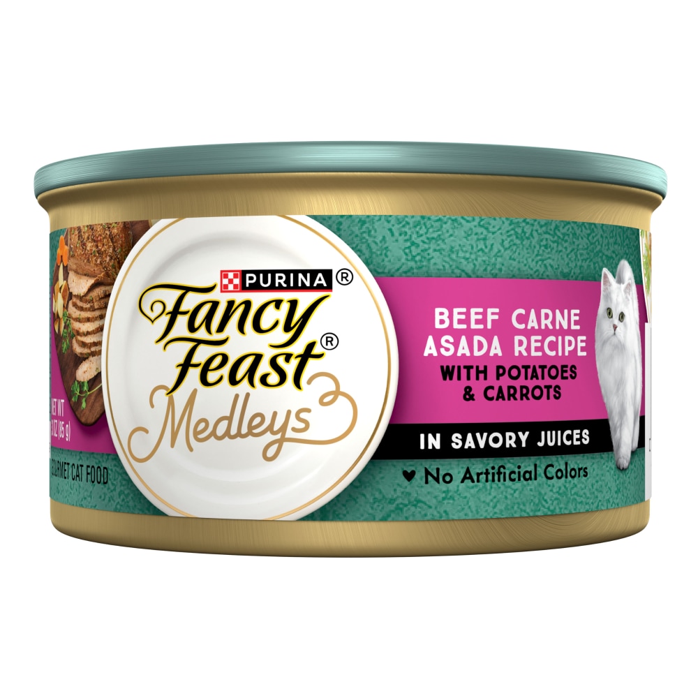 Purina® Fancy Feast® Medleys Beef Carne Asada Recipe With Potatoes and Carrots Adult Wet Cat Food