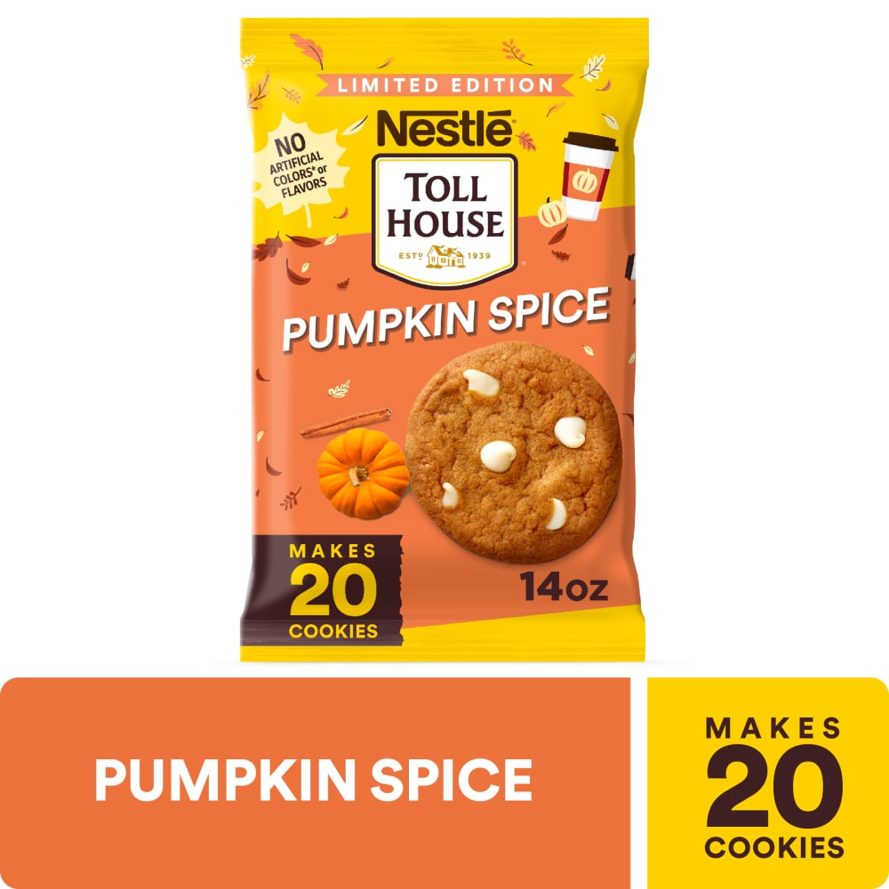 Nestle Toll House Pumpkin Spice Refrigerated Cookie Dough
