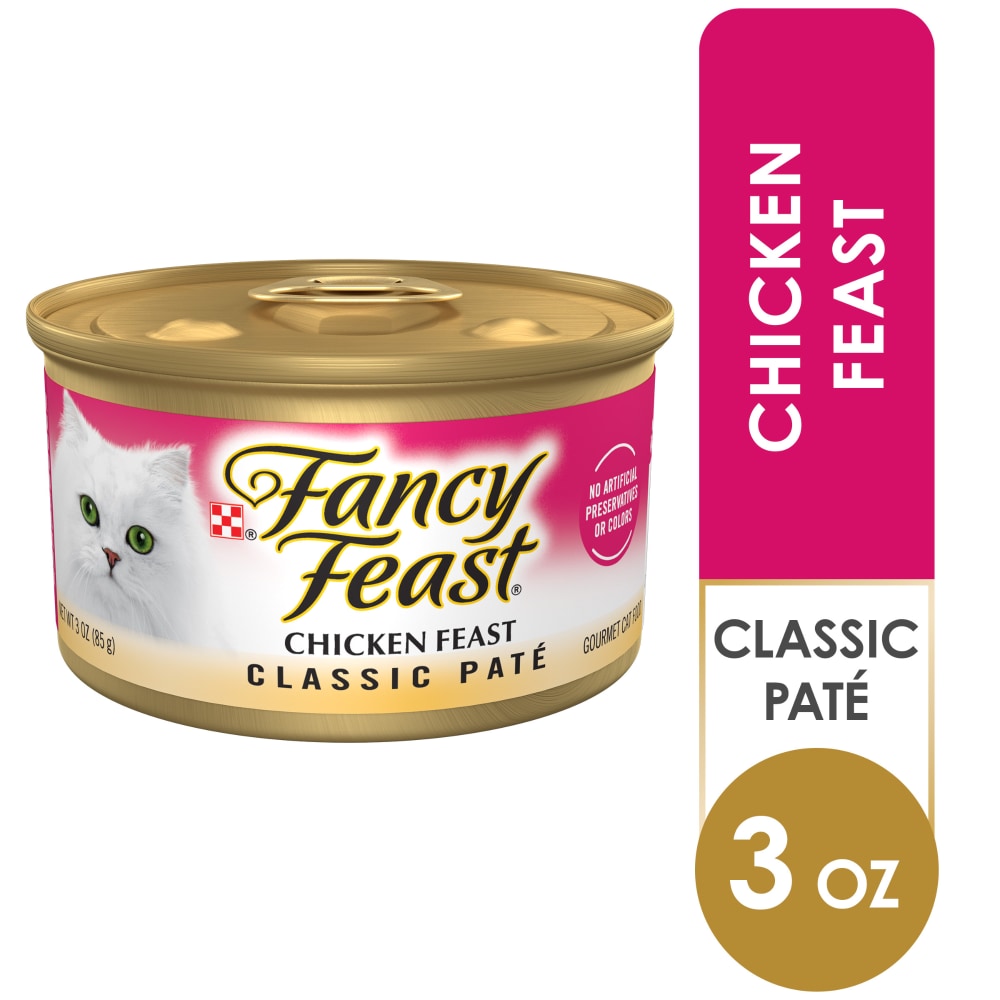 Purina Fancy Feast Pate Wet Cat Food Chicken