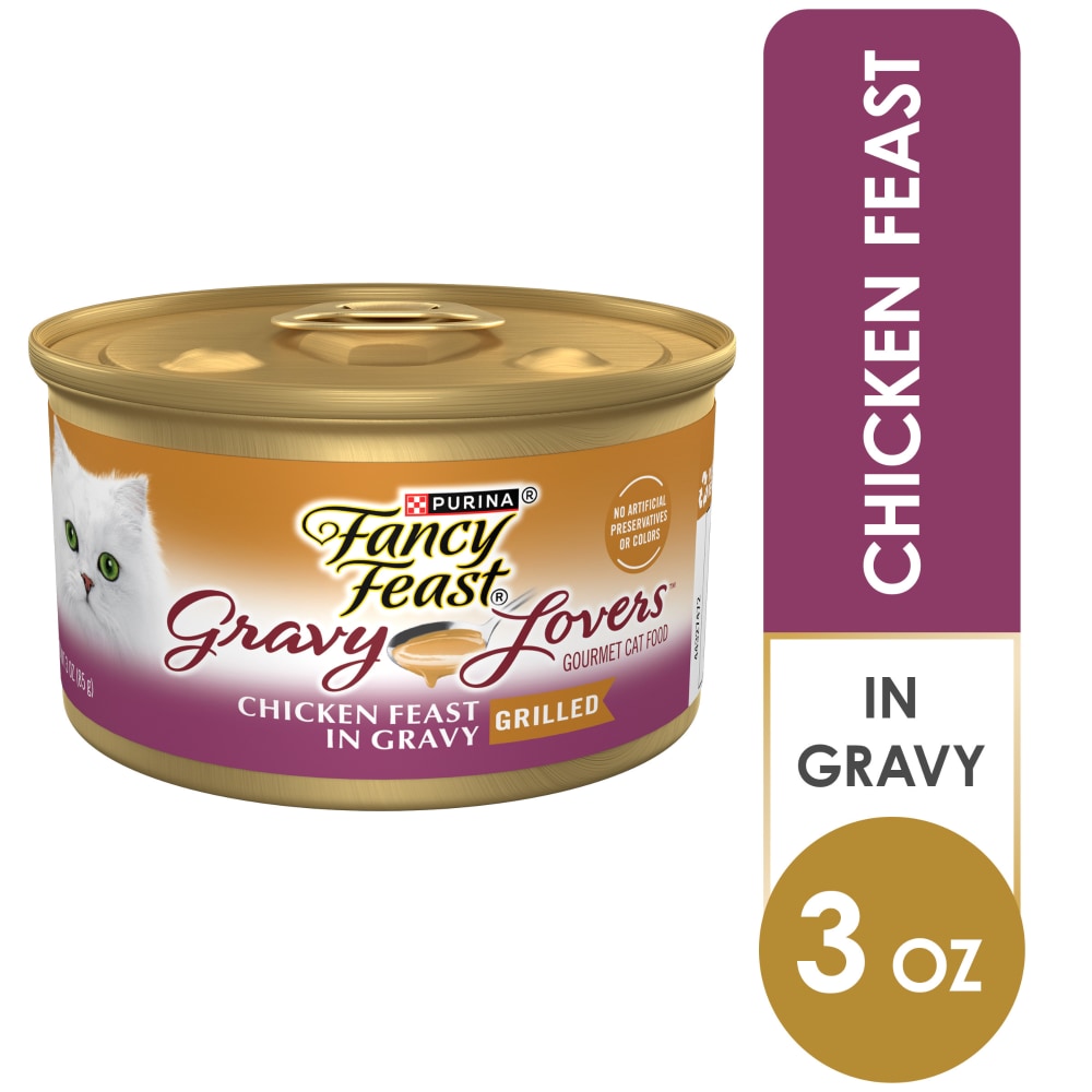 Purina Fancy Feast Gravy Lovers Wet Cat Food Grilled Chicken Feast in Gravy