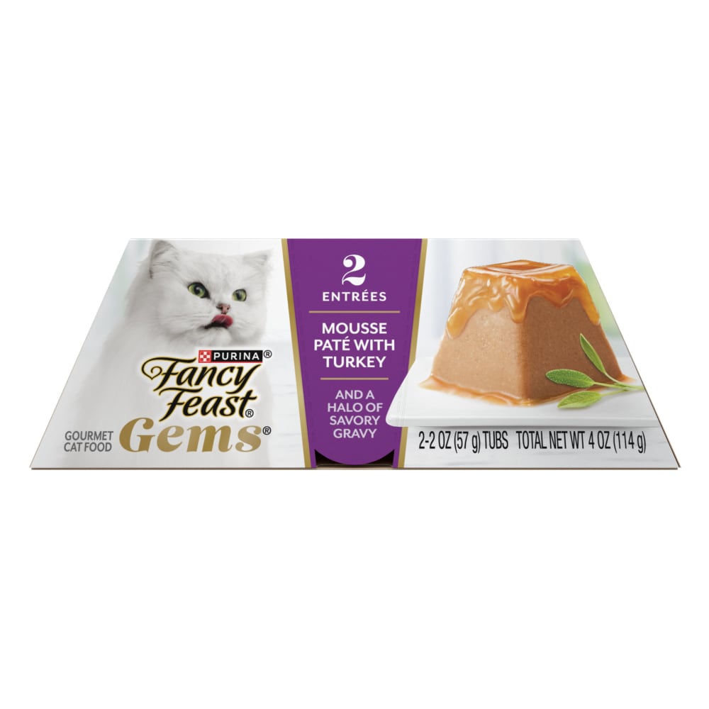 Purina® Fancy Feast® Gems® Gourmet Cat Food Mousse Pate with Turkey
