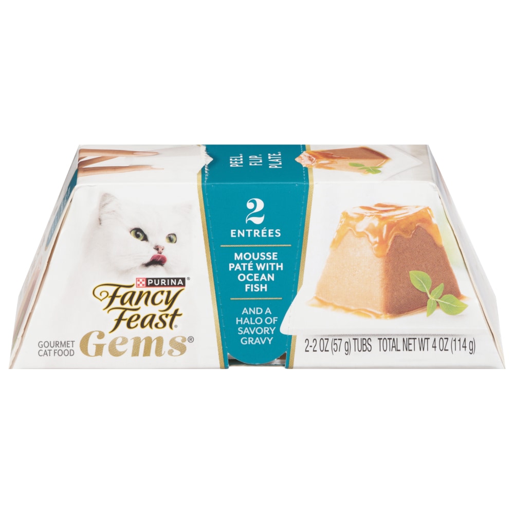 PURINA® Fancy Feast® Gems® Gourmet Cat Food Mousse Pate with Ocean Fish