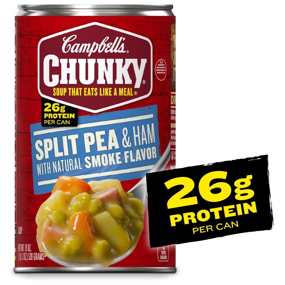 Campbell’s Chunky Split Pea Soup With Ham 19 Oz Can