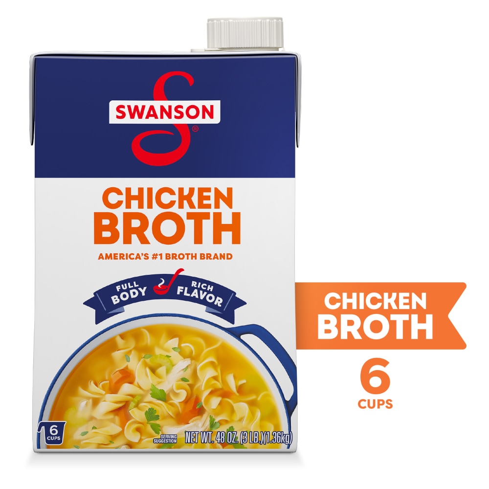 Swanson® Chicken Broth, 48 oz Carton
