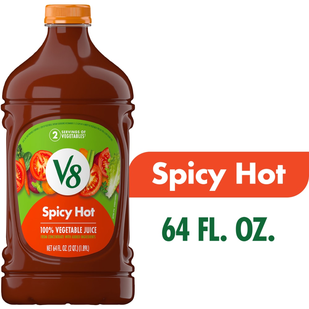 V8® Spicy Hot 100% Vegetable Juice Bottle