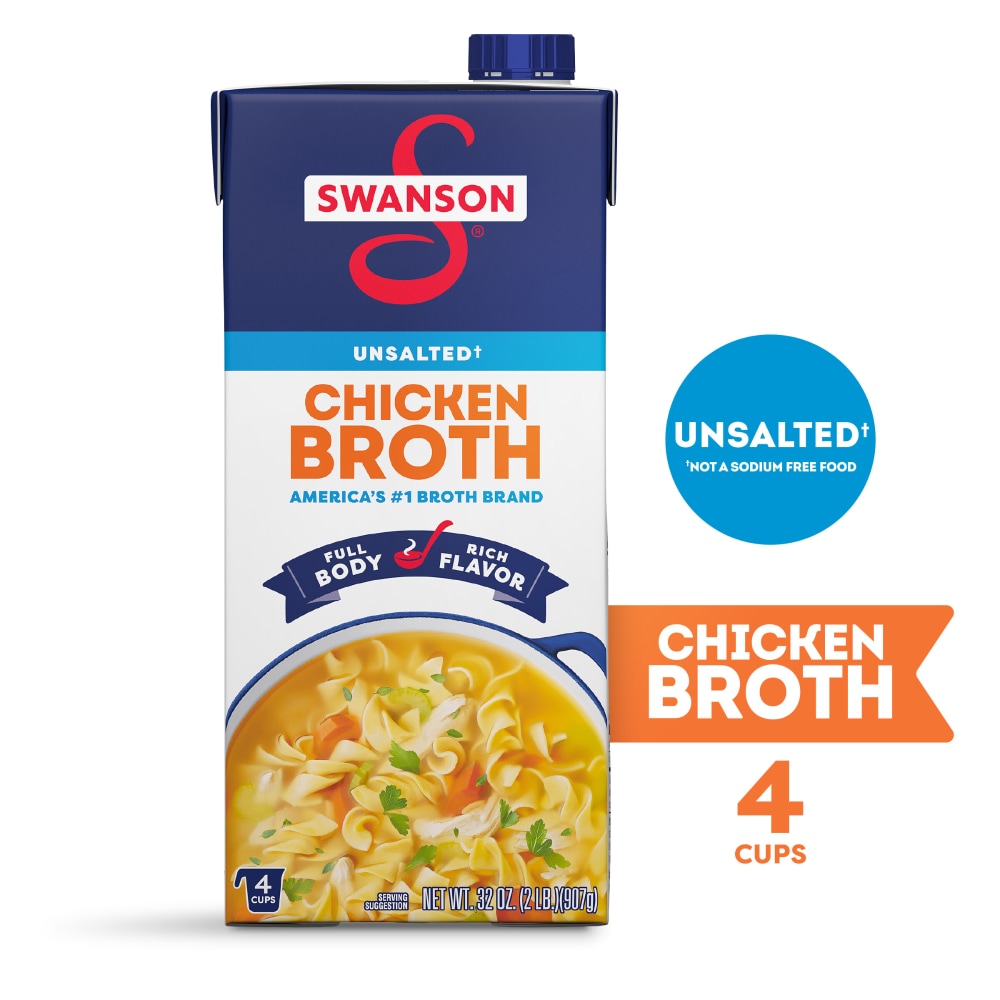 Swanson® Unsalted Chicken Broth
