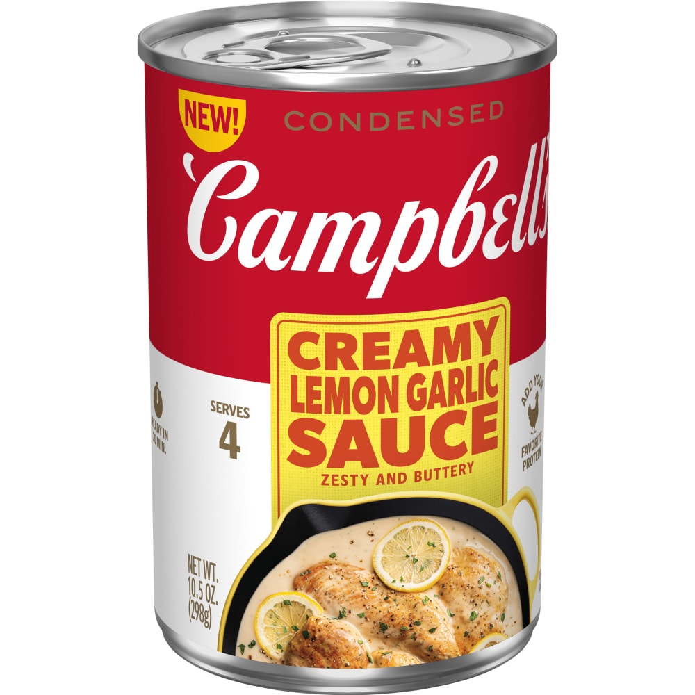Campbell’s Condensed Creamy Lemon Garlic Sauce, 10.5 Oz Can