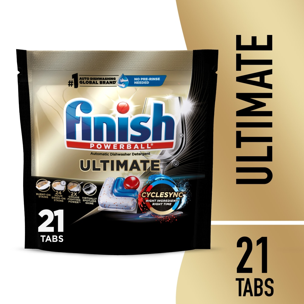 Finish® Ultimate Dishwasher Detergent Tabs